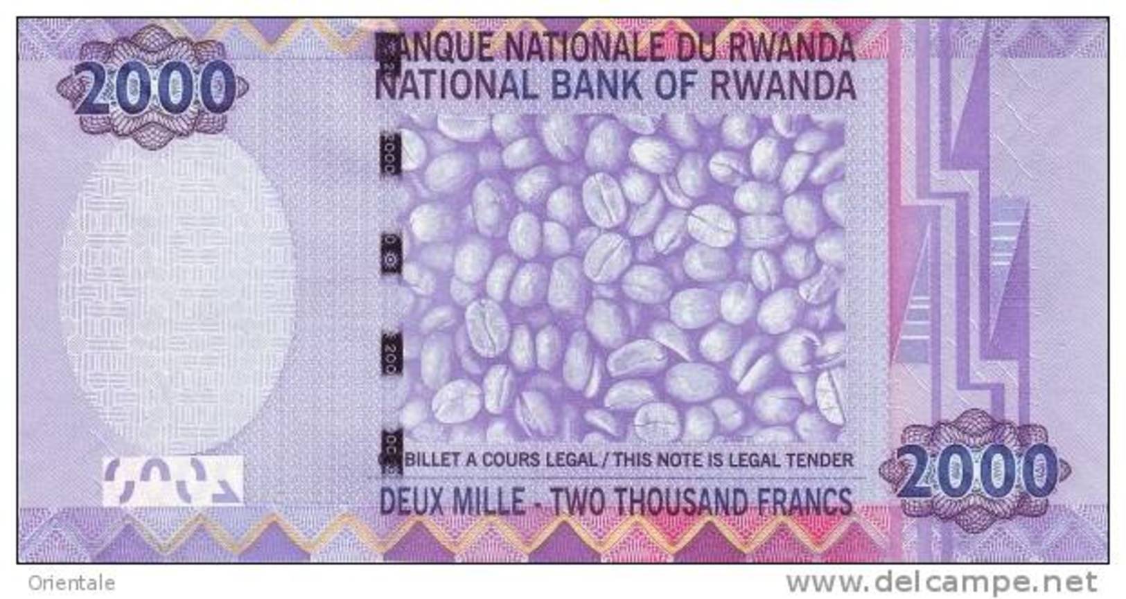 RWANDA P. 40 2000 F 2014 UNC - Rwanda