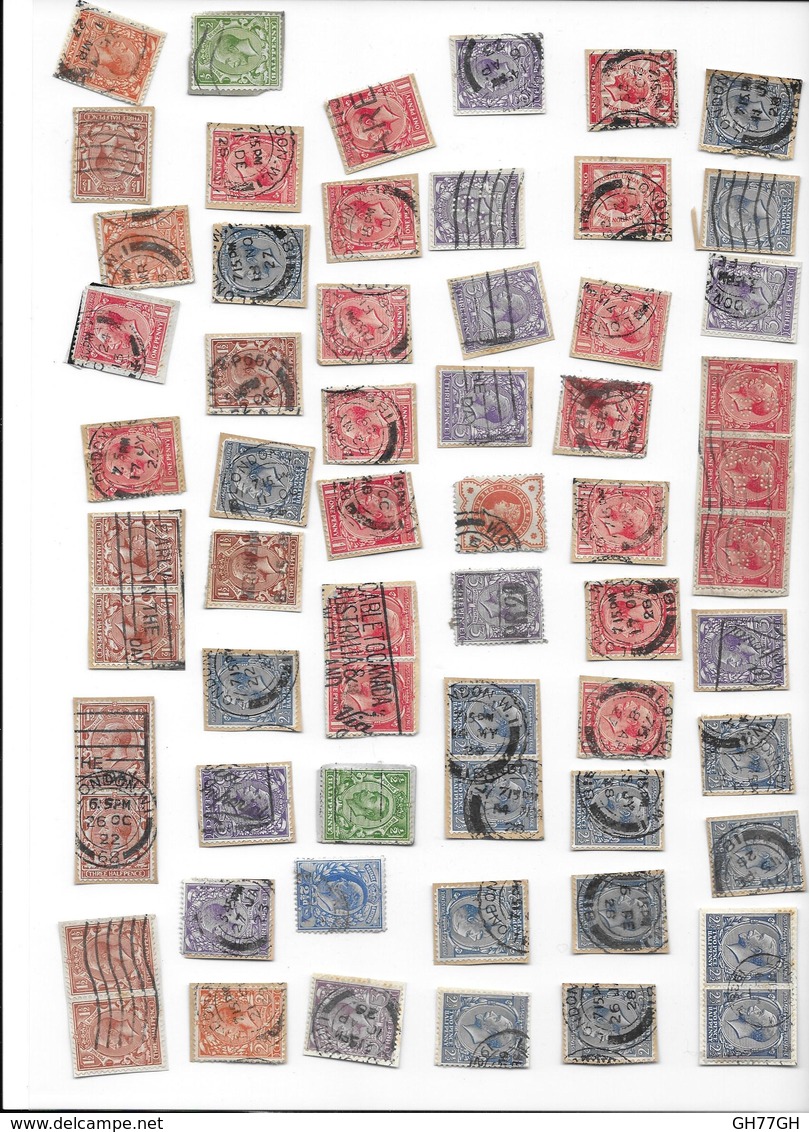 LOT ENGLAND 120 TIMBRES -ANGLETERRE -ENGLAND -royaume-uni - Lots & Kiloware (mixtures) - Max. 999 Stamps