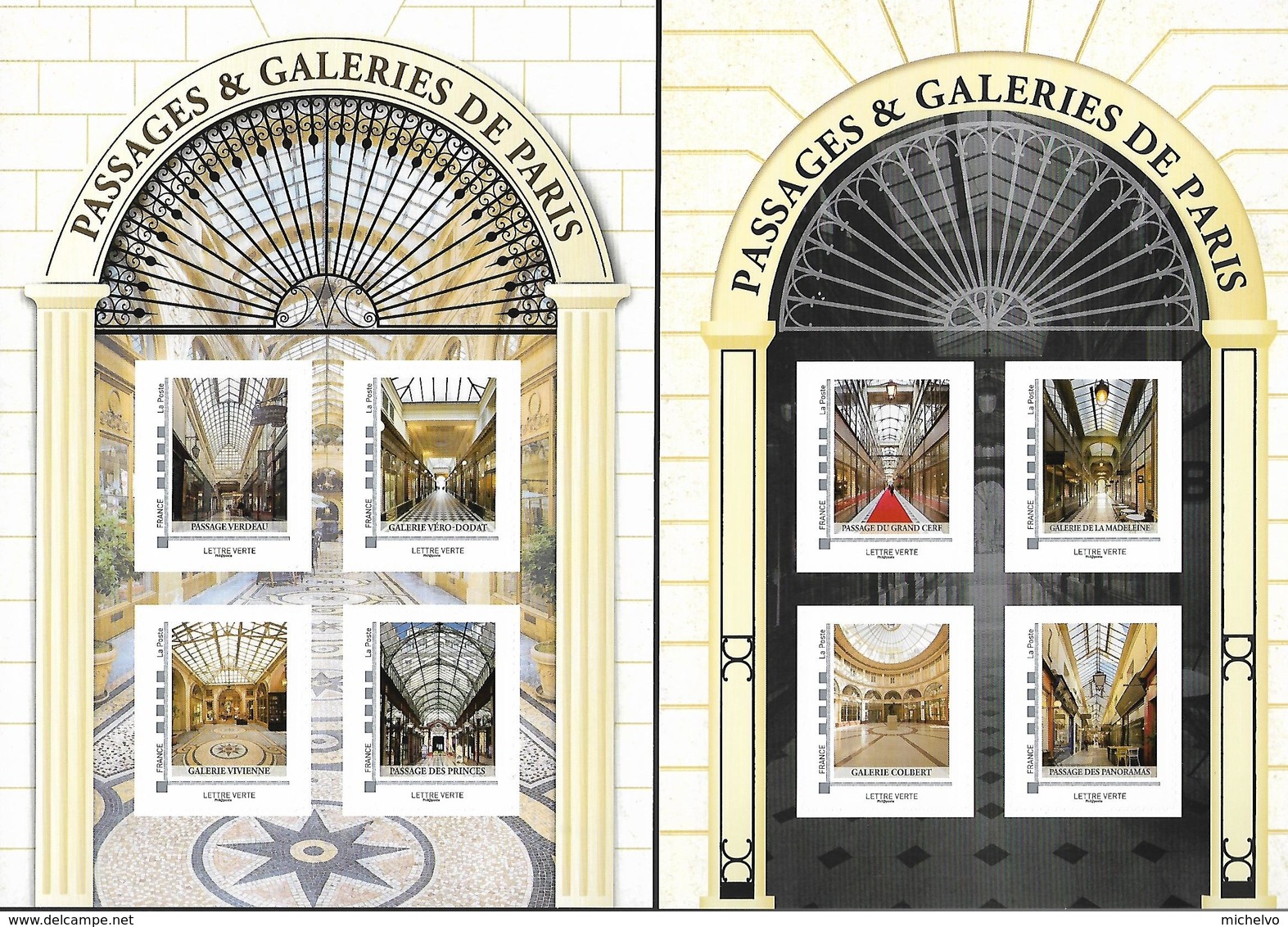 France 2019 - 2 Collectors - Passages Et Galeries De Paris ** - Collectors