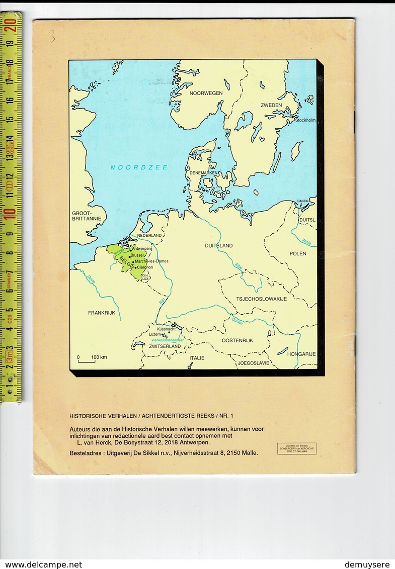 003 - BOEK 24X17 CM - DE SIKKEL HISTORICHE VERHALEN - ASTRID MOEDER VAN BOUDEWIJN - 32 BLZ - 21 FOTOS - History