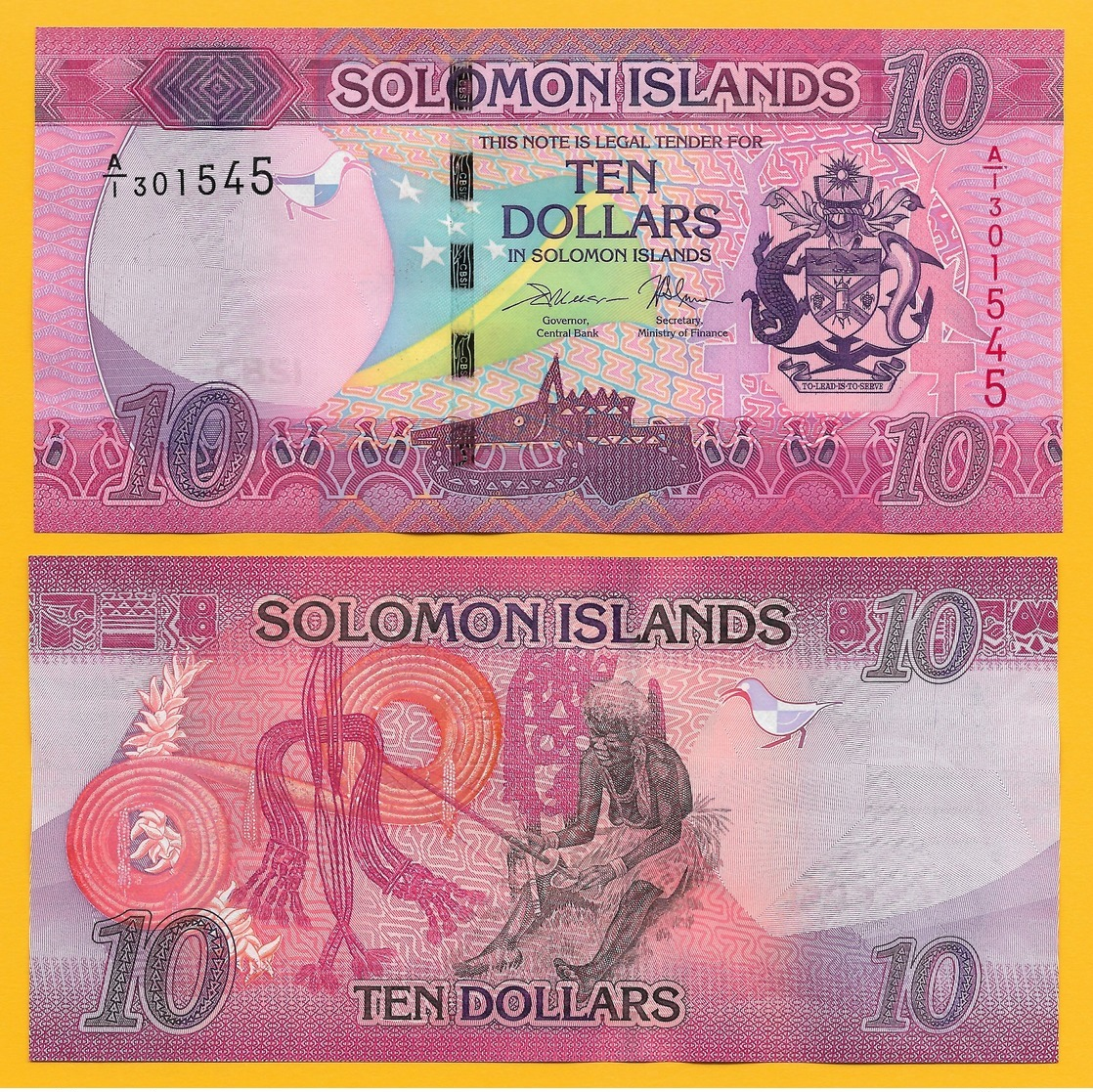 Solomon Islands 10 Dollars P-33 2017 UNC - Isola Salomon