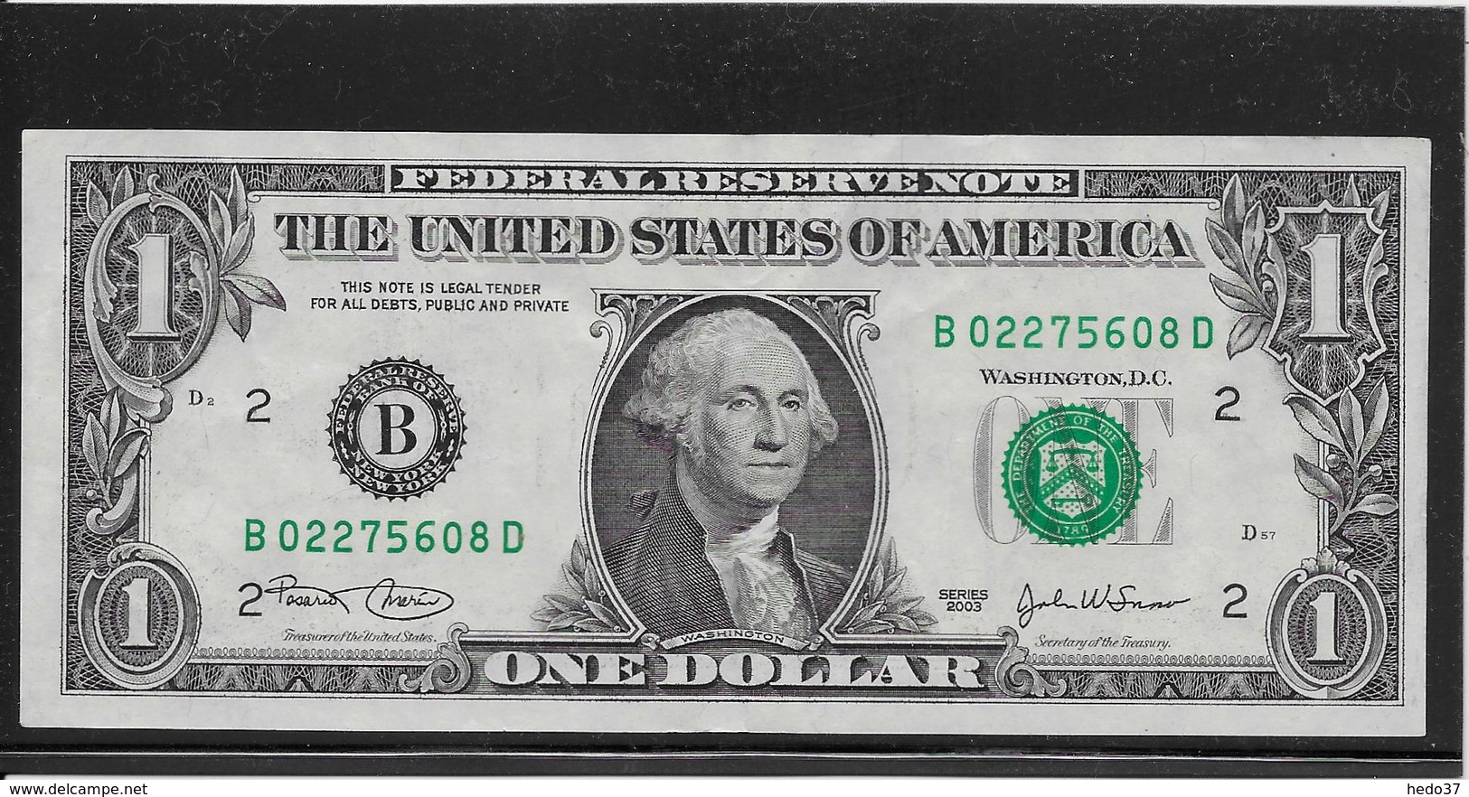 Etats Unis - 1 Dollar - Pick N°515 - SUP - Devise Nationale