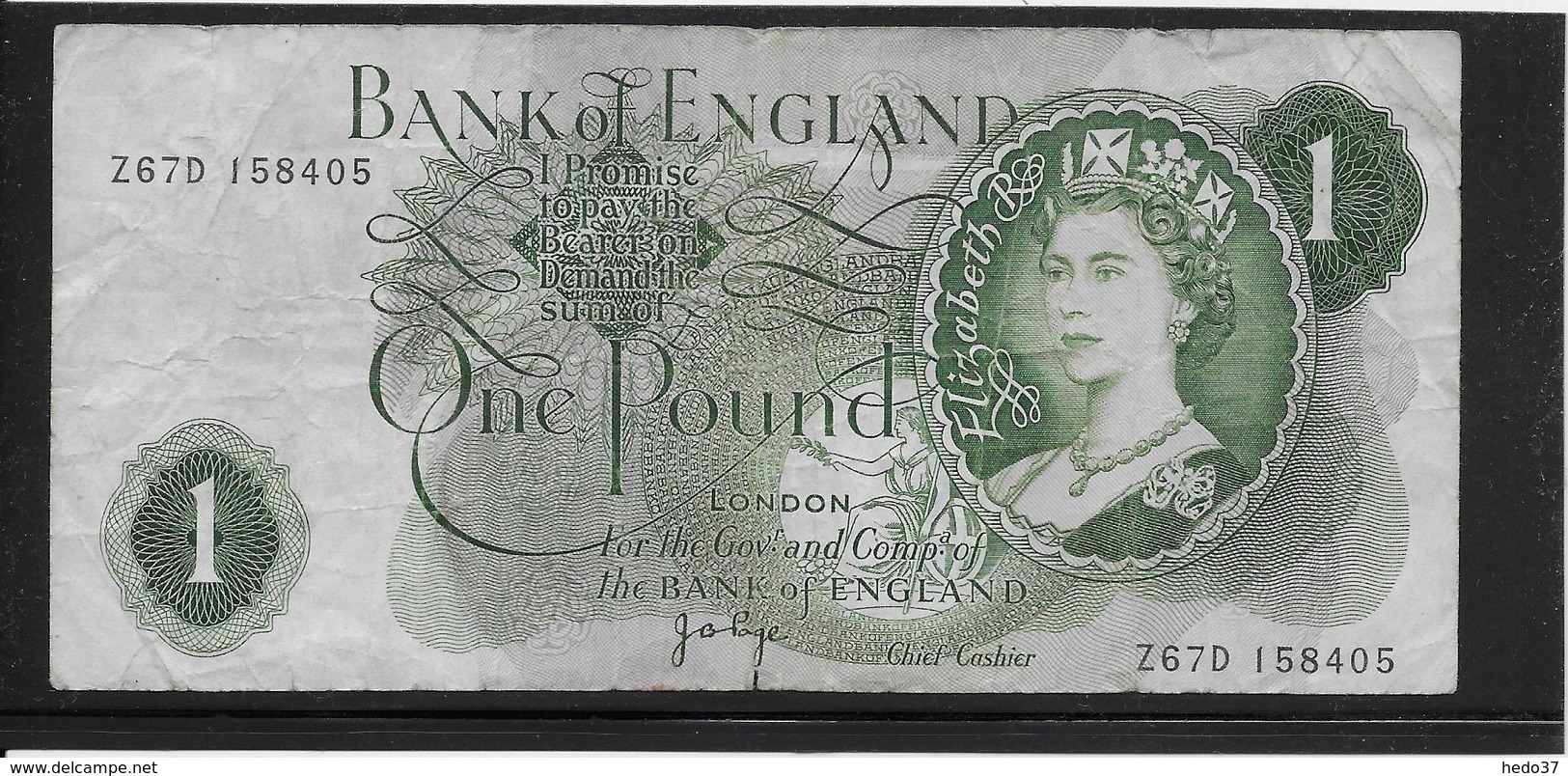 Grande Bretagne - 1 Pound - Pick N°374 - TB - 1 Pound