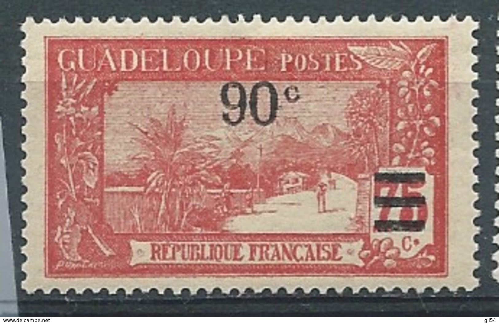 Guadeloupe  - Yvert N°  92  *  Po 63122 - Unused Stamps