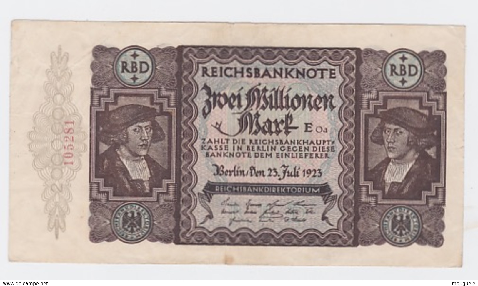 Billet De 2 Million De Mark Du 23-7-23     Pick 89 - Sonstige & Ohne Zuordnung