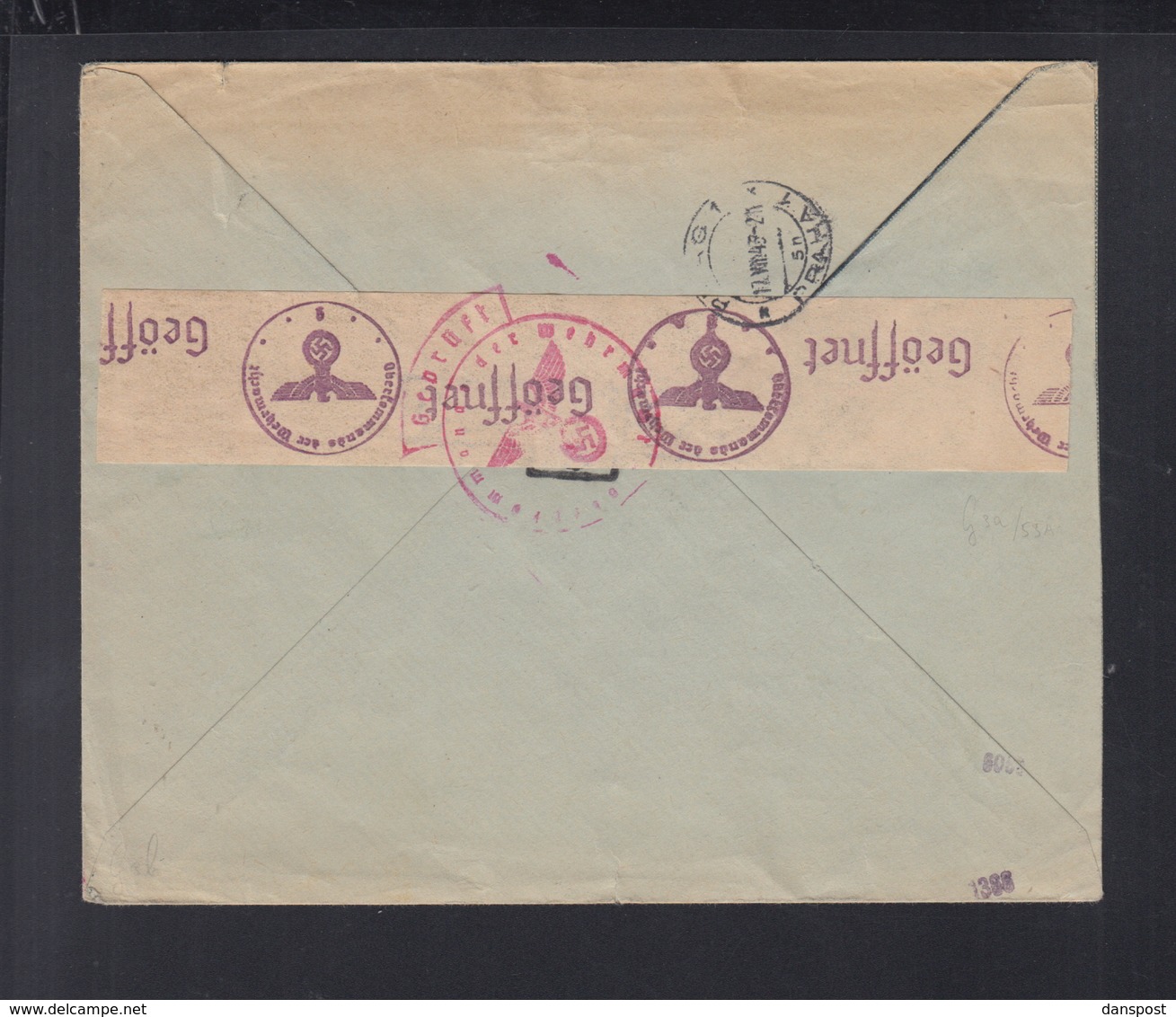 Romania Cover Bucuresti 1943 To Prague Censor - Covers & Documents