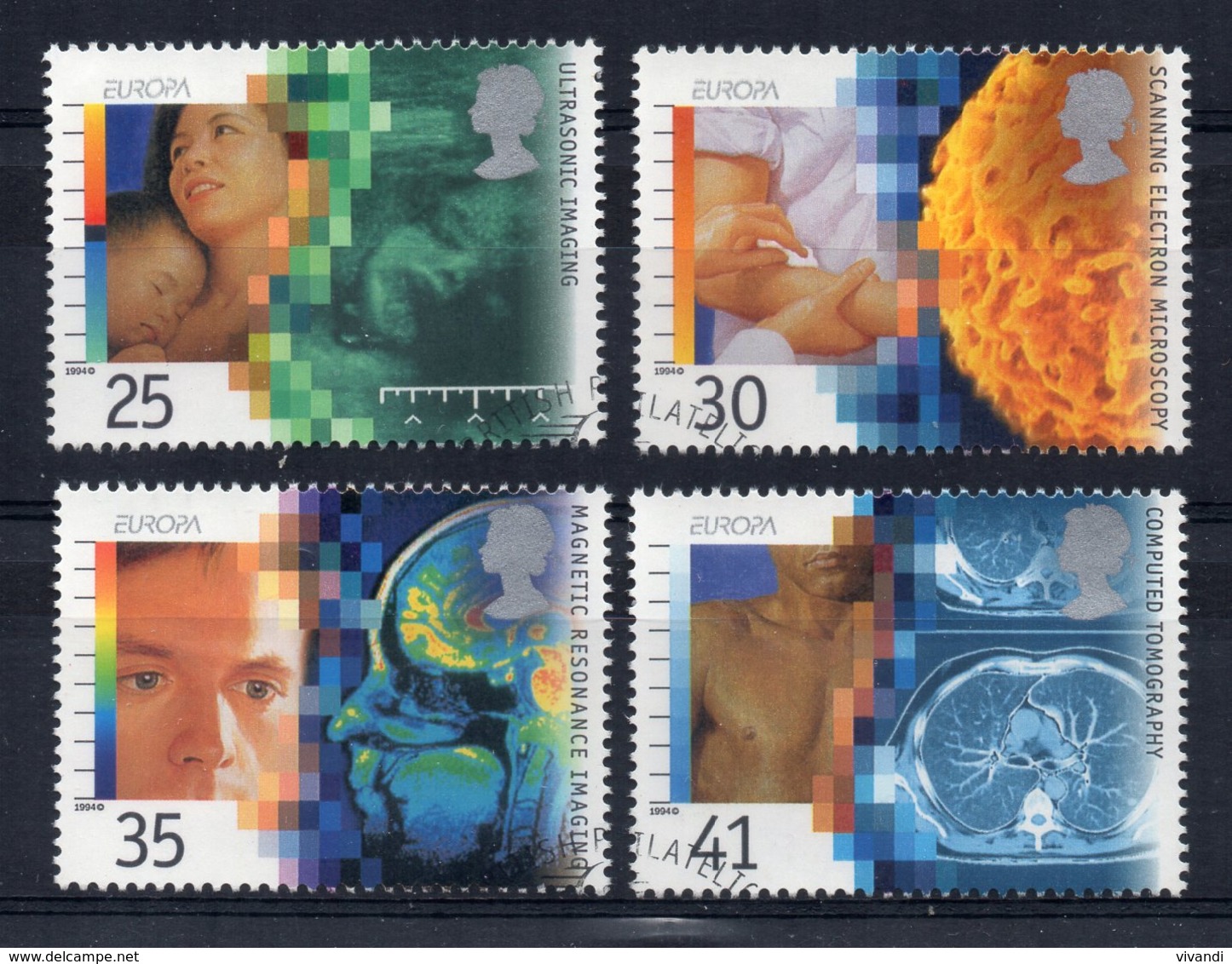 Great Britain - 1994 - Europa/Medical Discoveries - Used - Oblitérés