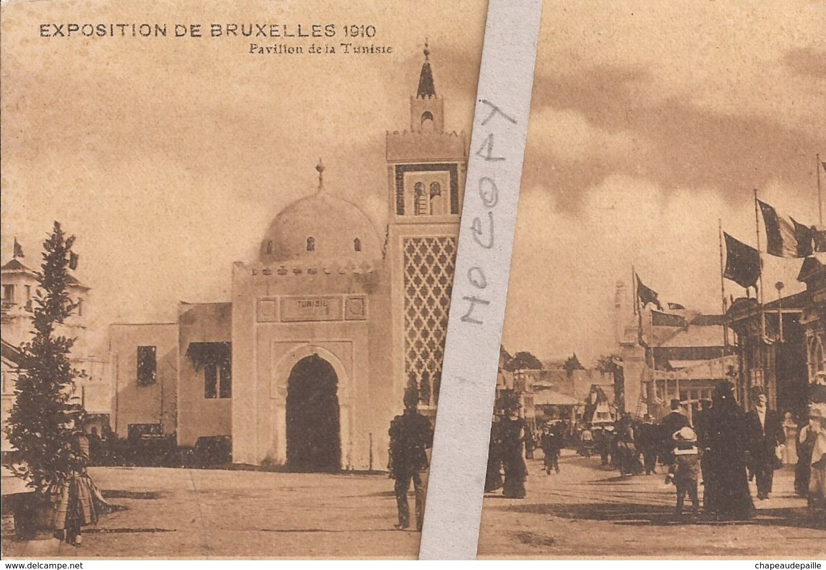 Exposition Bruxelles 1910 - Pavillon De La Tunisie - Expositions