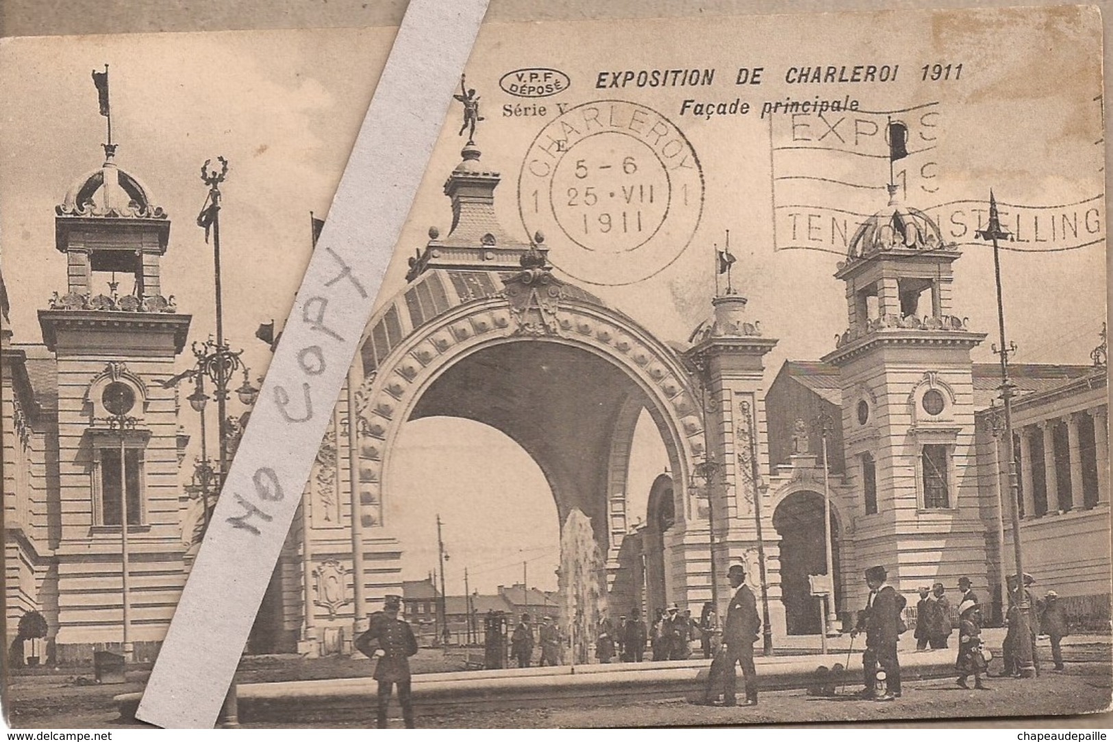 Exposition De Charleroi 1911 - Façade Principale - Expositions