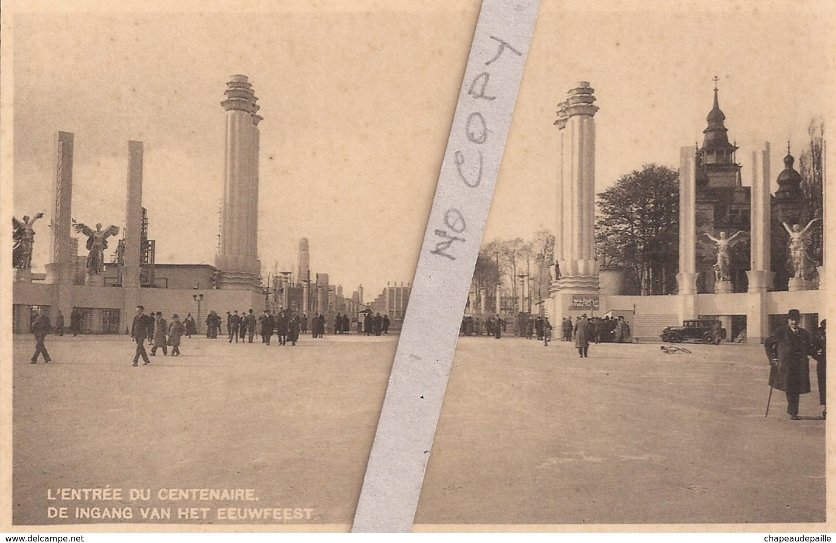 L'entrée Du Centenaire (Exposition Bruxelles 1935) - Expositions