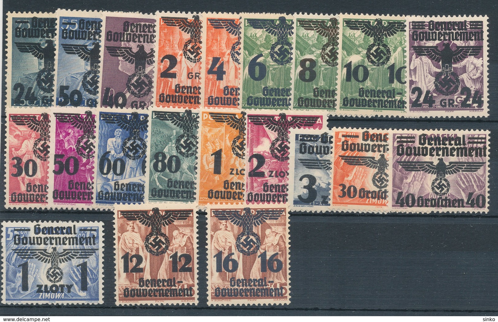 1940. General Government - German Empire - General Government