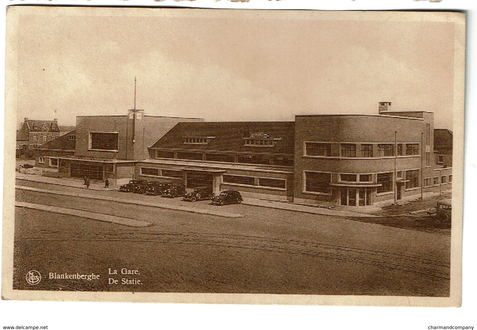 Blankenberghe - La Gare - De Statie - Edit. Thill Série 10/100 - 2 Scans - Blankenberge