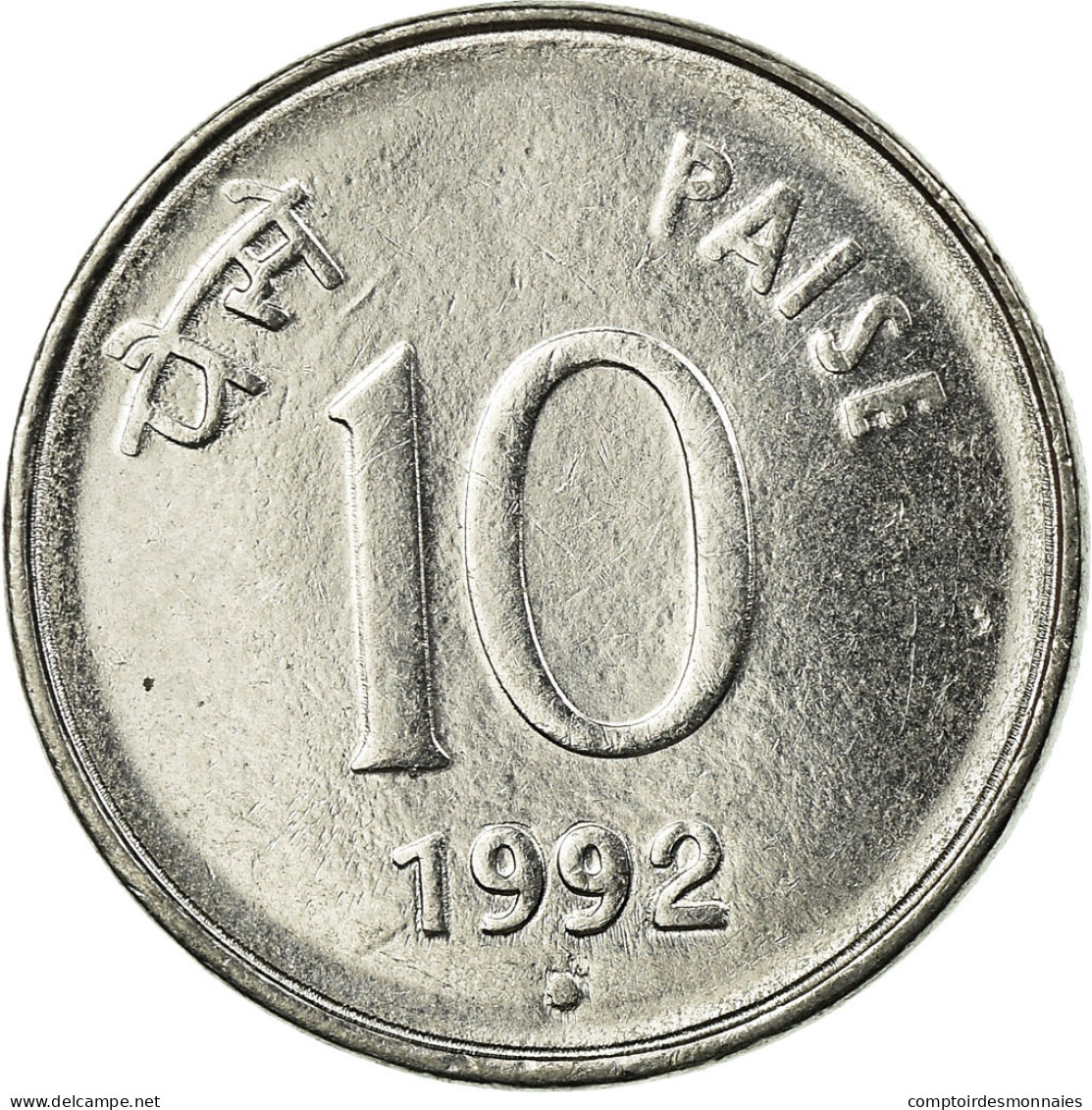 Monnaie, INDIA-REPUBLIC, 10 Paise, 1992, SUP, Stainless Steel, KM:40.1 - Inde