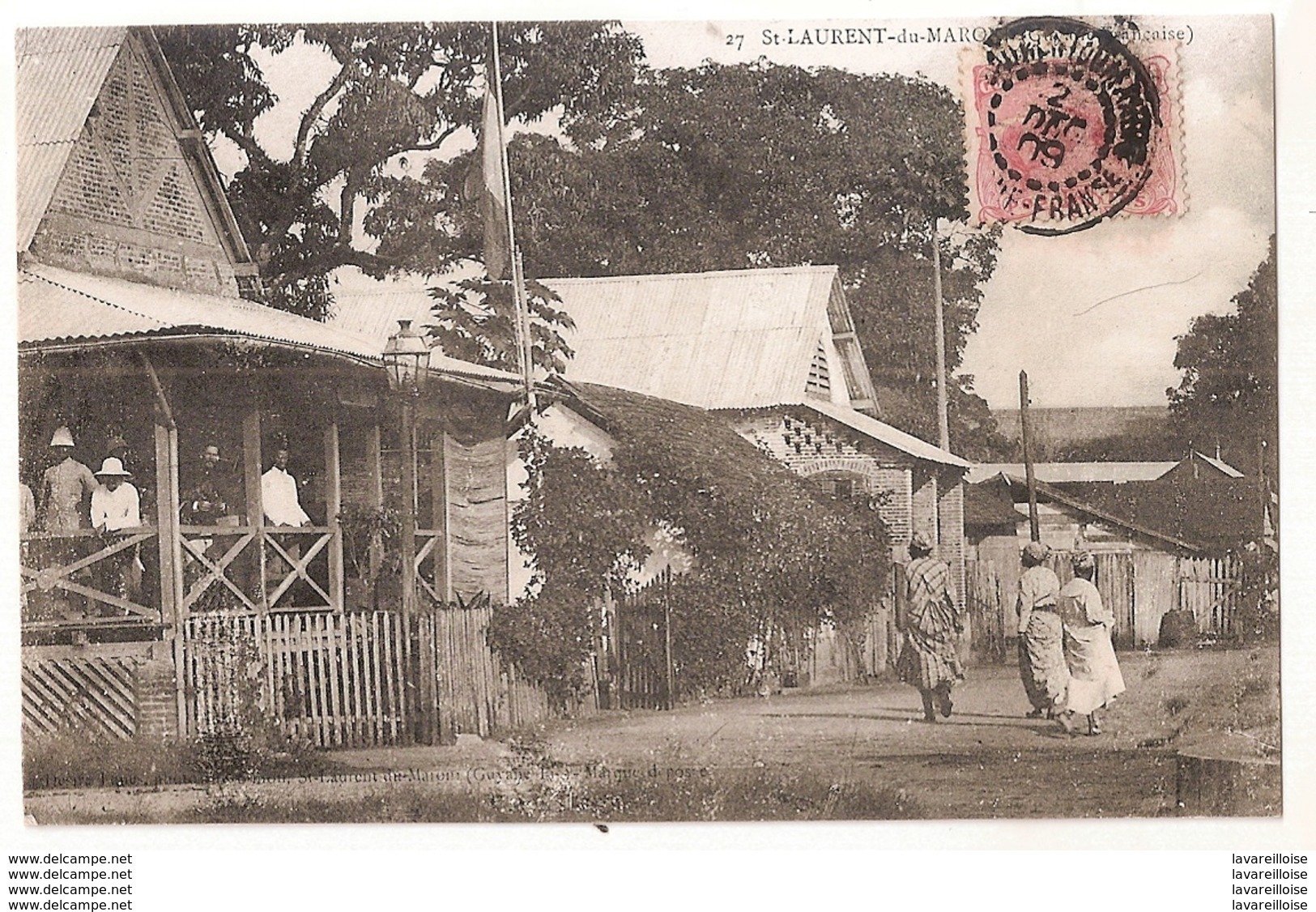 SUPERBE LOT DE 5 CPA DE GUYANE FRANCAISE RARE BELLES CARTES !! - Autres & Non Classés