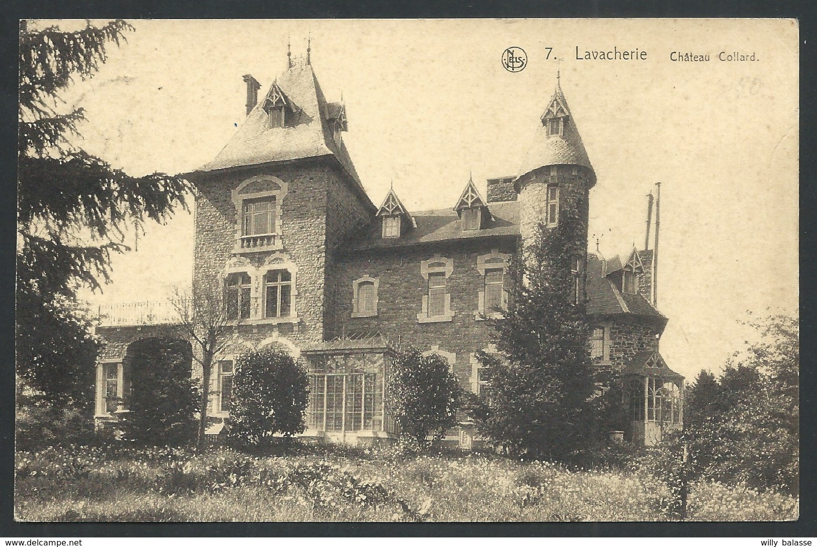 +++ CPA - Ste Ode - LAVACHERIE - Château Collard - Nels - Cachet Relais 1932   // - Sainte-Ode