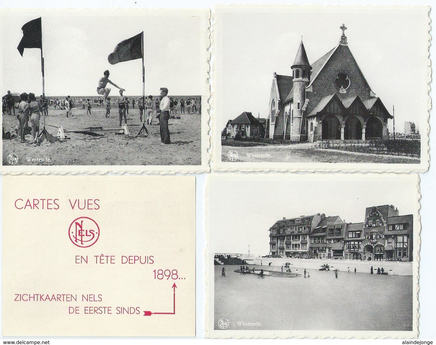 Westende - Snapshots - Cartes Vues - Zichtkaarten - Nels - 10 Exemp. - Imprimé Maison Kodak's G. Asaert - Westende