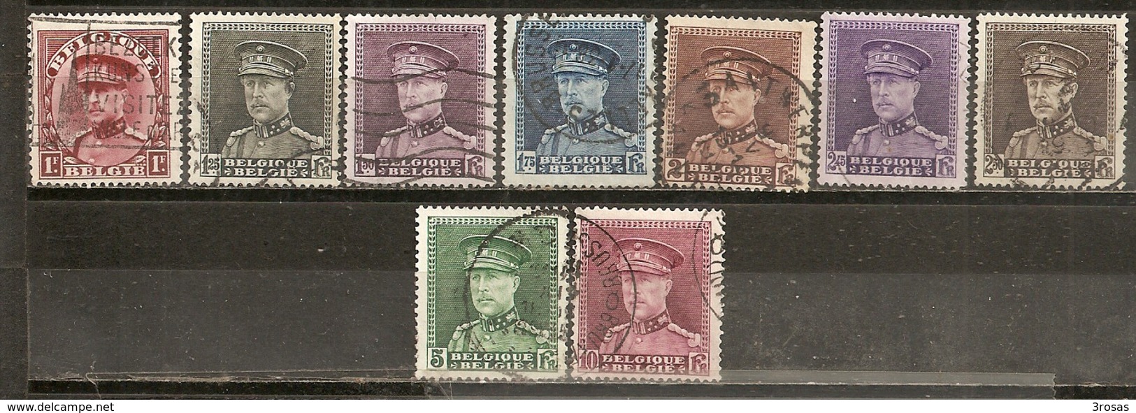 Belgique Belgium 1931 Set Complete Obl - Oblitérés