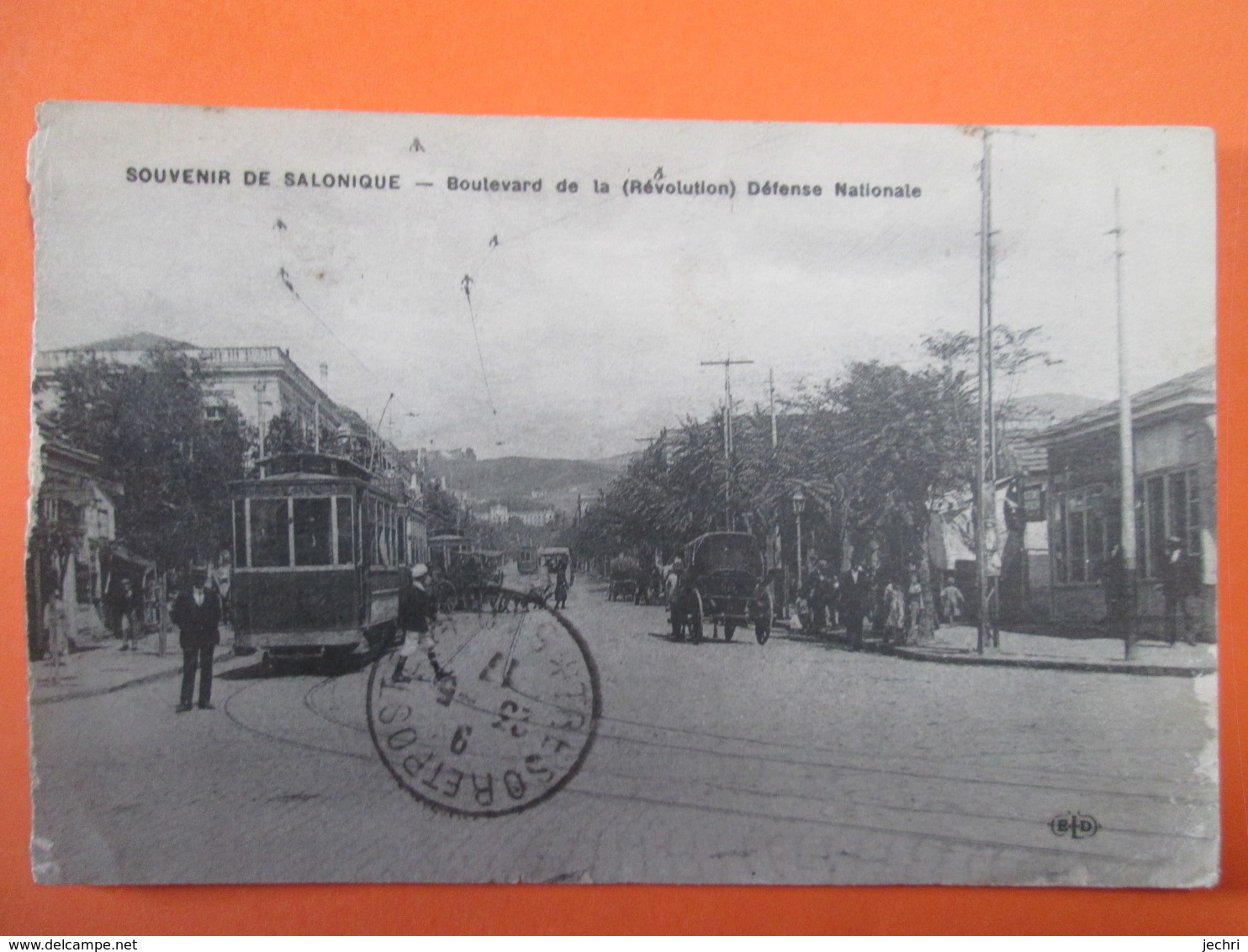 Salonique Defense Nationale . Tramway - Grecia