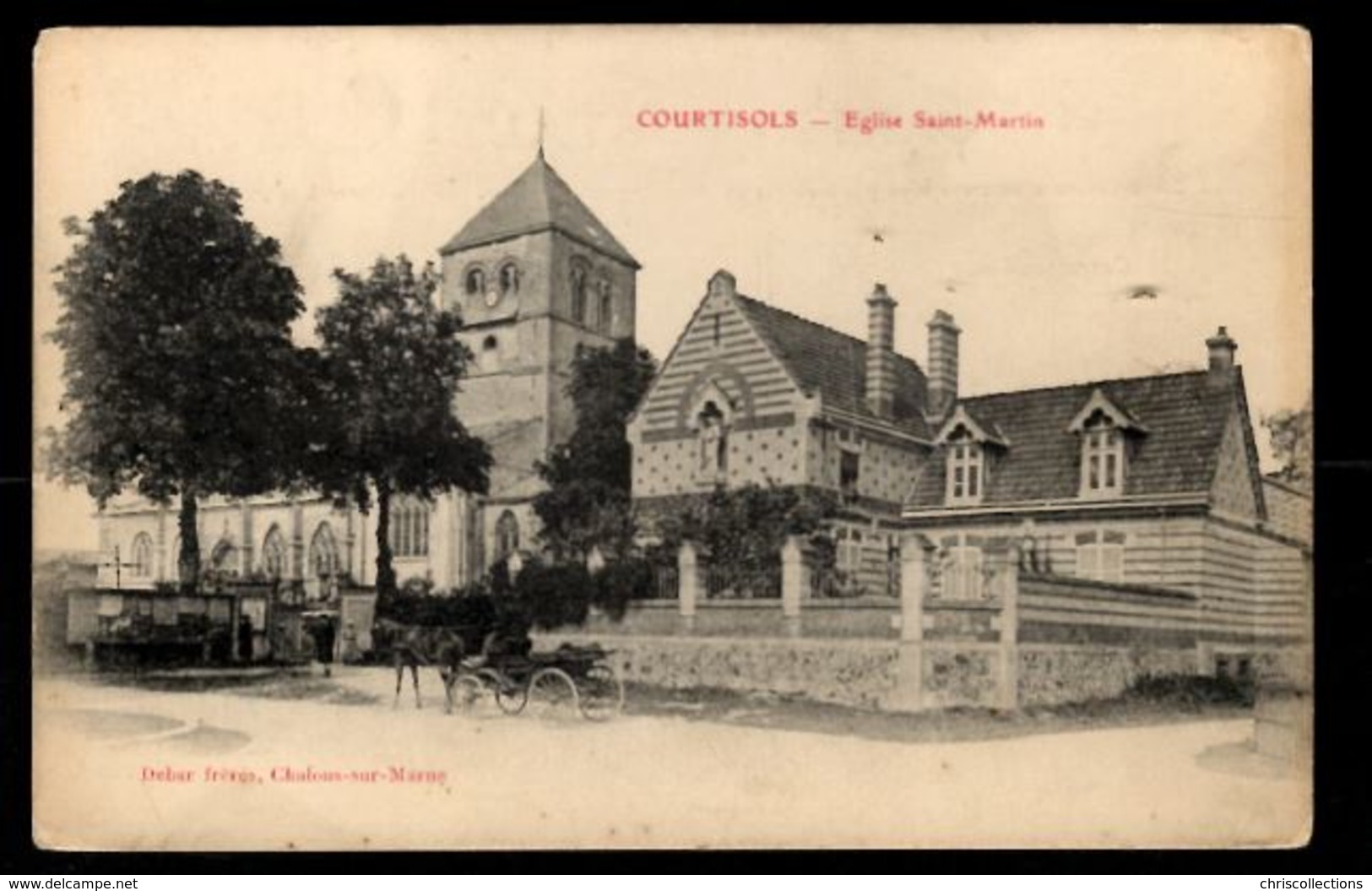 51 - COURTISOLS (Marne) - Eglise Saint Martin - Courtisols