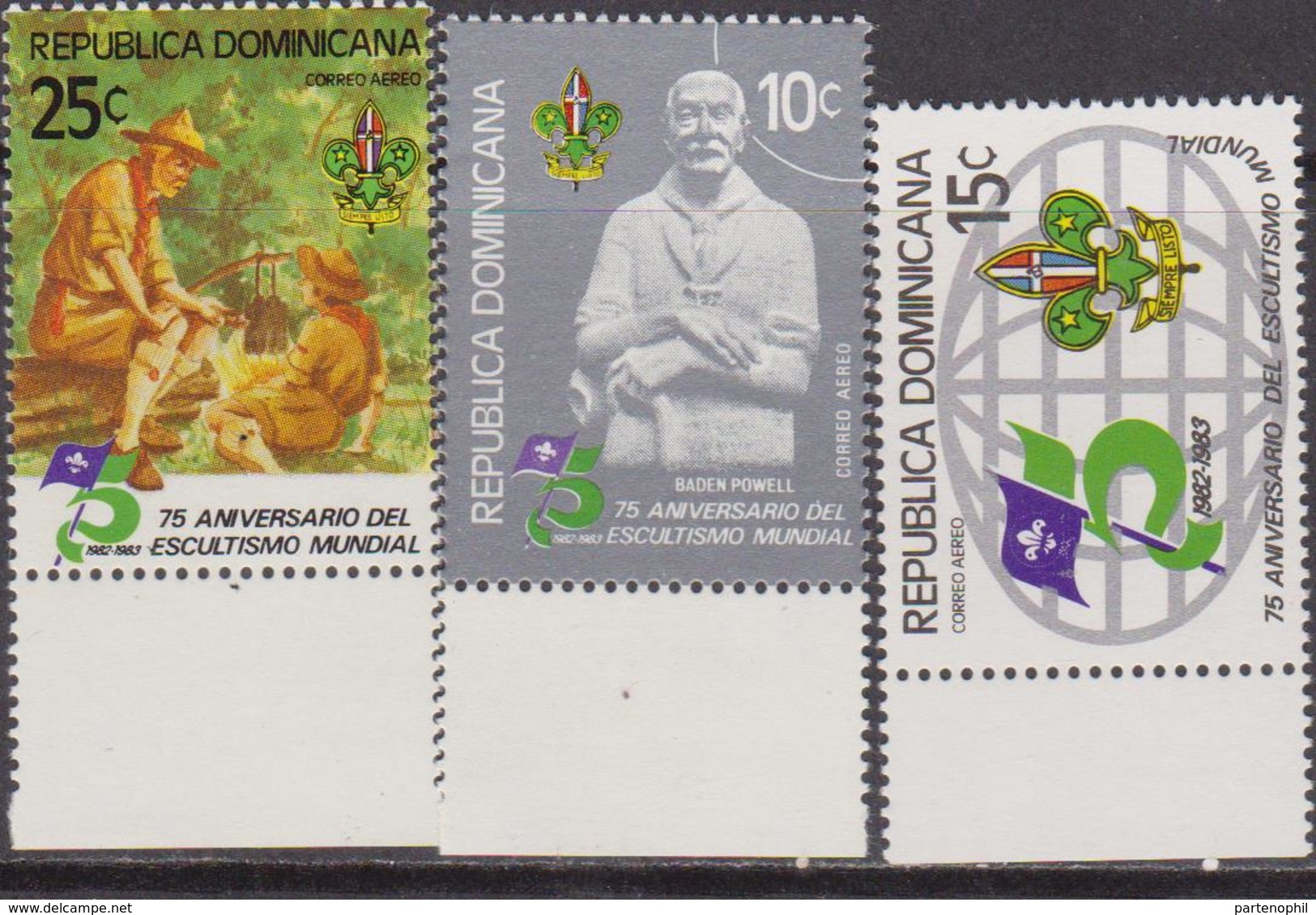 Dominicana - 1982 Scout Set MNH - Nuovi