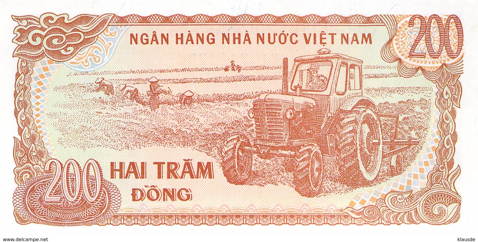 200 Dong Vietnam 1987 UNC - Vietnam