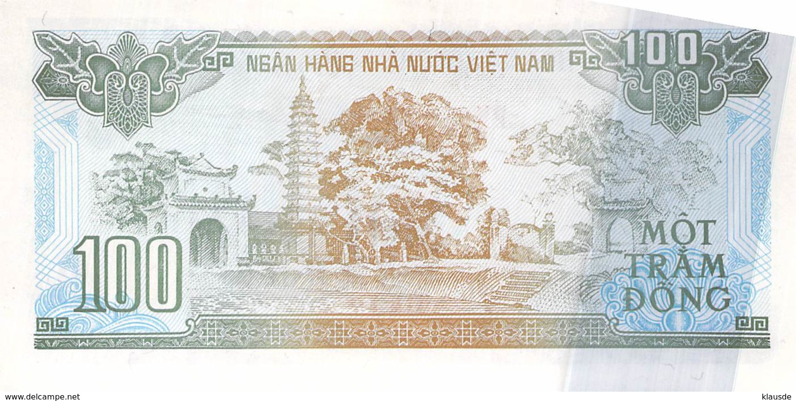 100 Dong Vietnam 1991 UNC - Vietnam