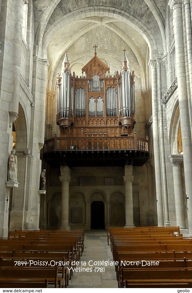 Poissy (78)- Orgue De La Collégiale Notre-Dame (Edition à Tirage Limité) - Poissy