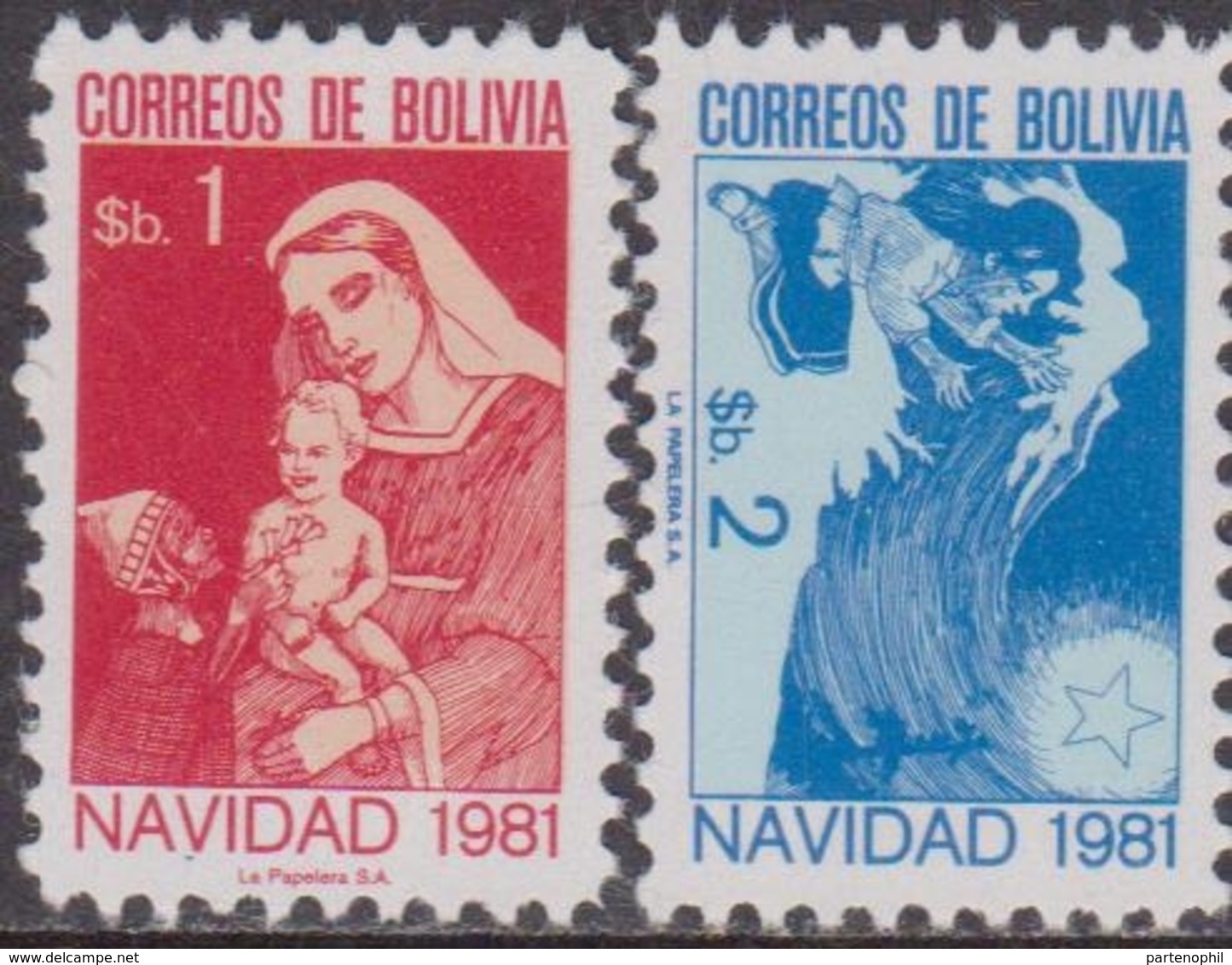 Bolivia 1981 - Natale Christmas Navidad Noel Set Mnh - Natale