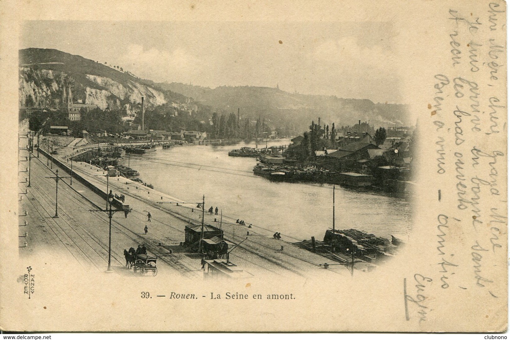 CPA - ROUEN - LA SEINE EN AMONT - Rouen