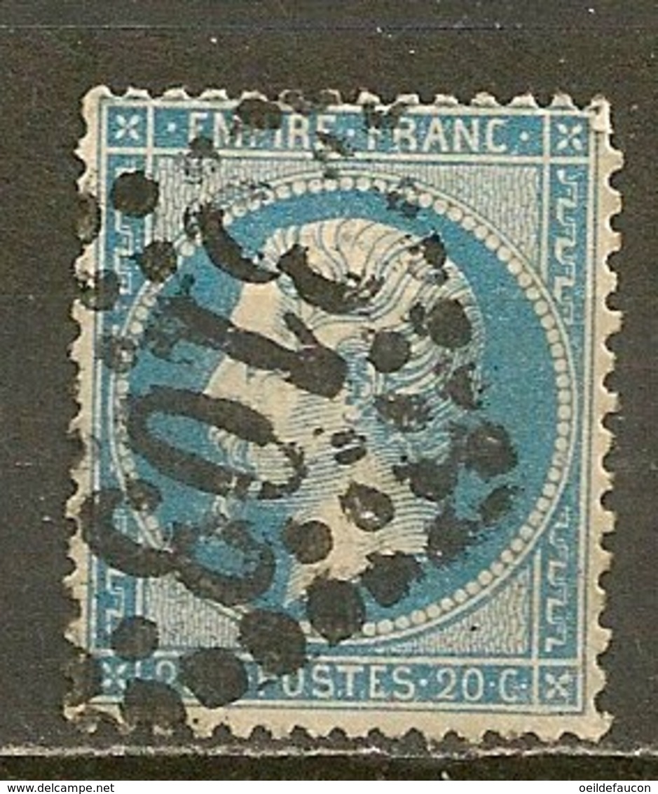 YVert - N° 22f - Cote 3 € - 1862 Napoléon III