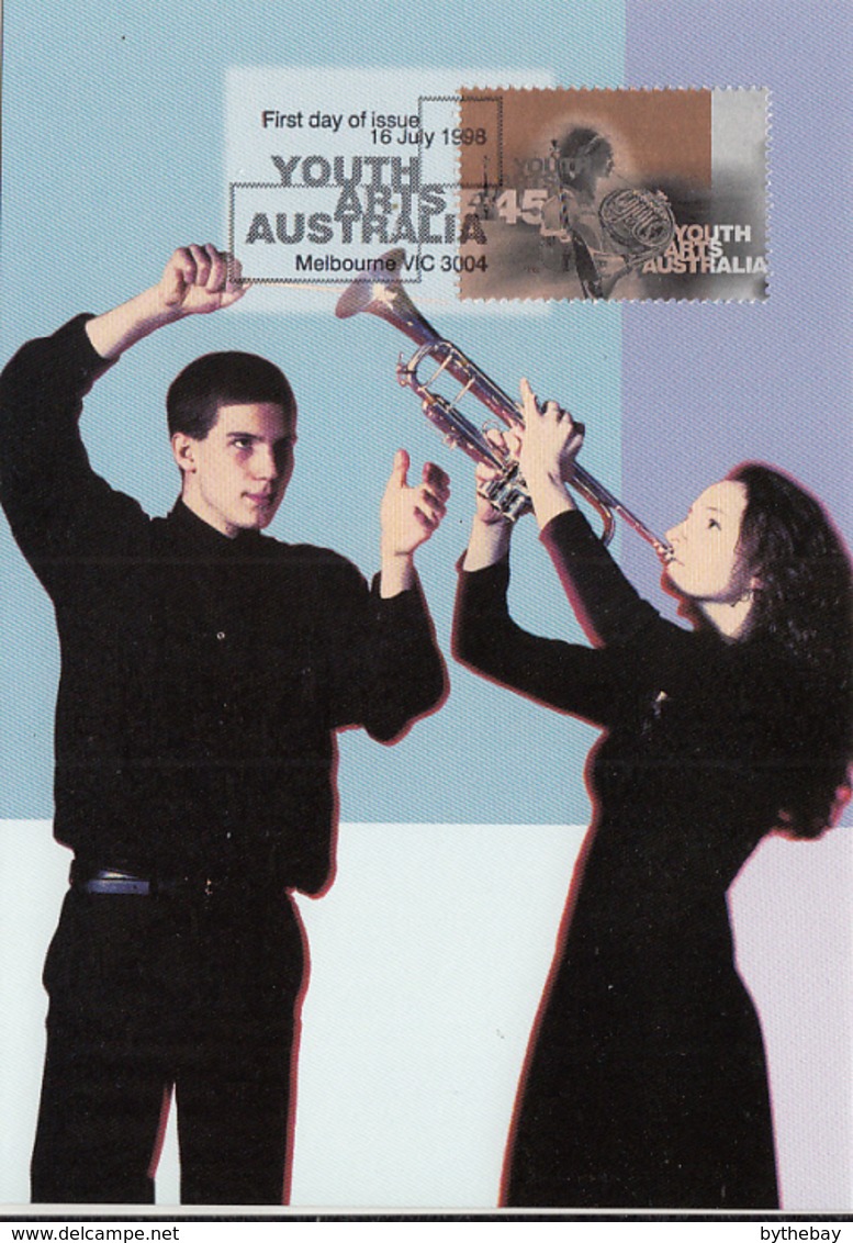 Australia 1998 Maxicard Sc 1679-1680 Performing And Visual Arts - Cartes-Maximum (CM)