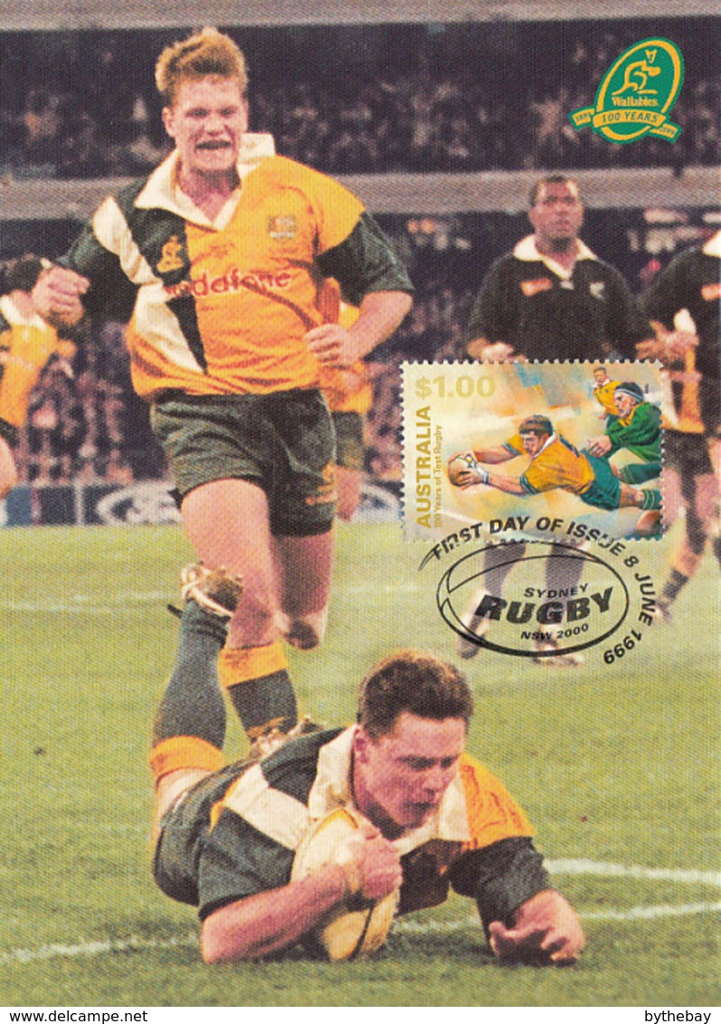 Australia 1999 Maxicard Sc 1759-1762 Test Rugby Australia Centenary - Cartes-Maximum (CM)