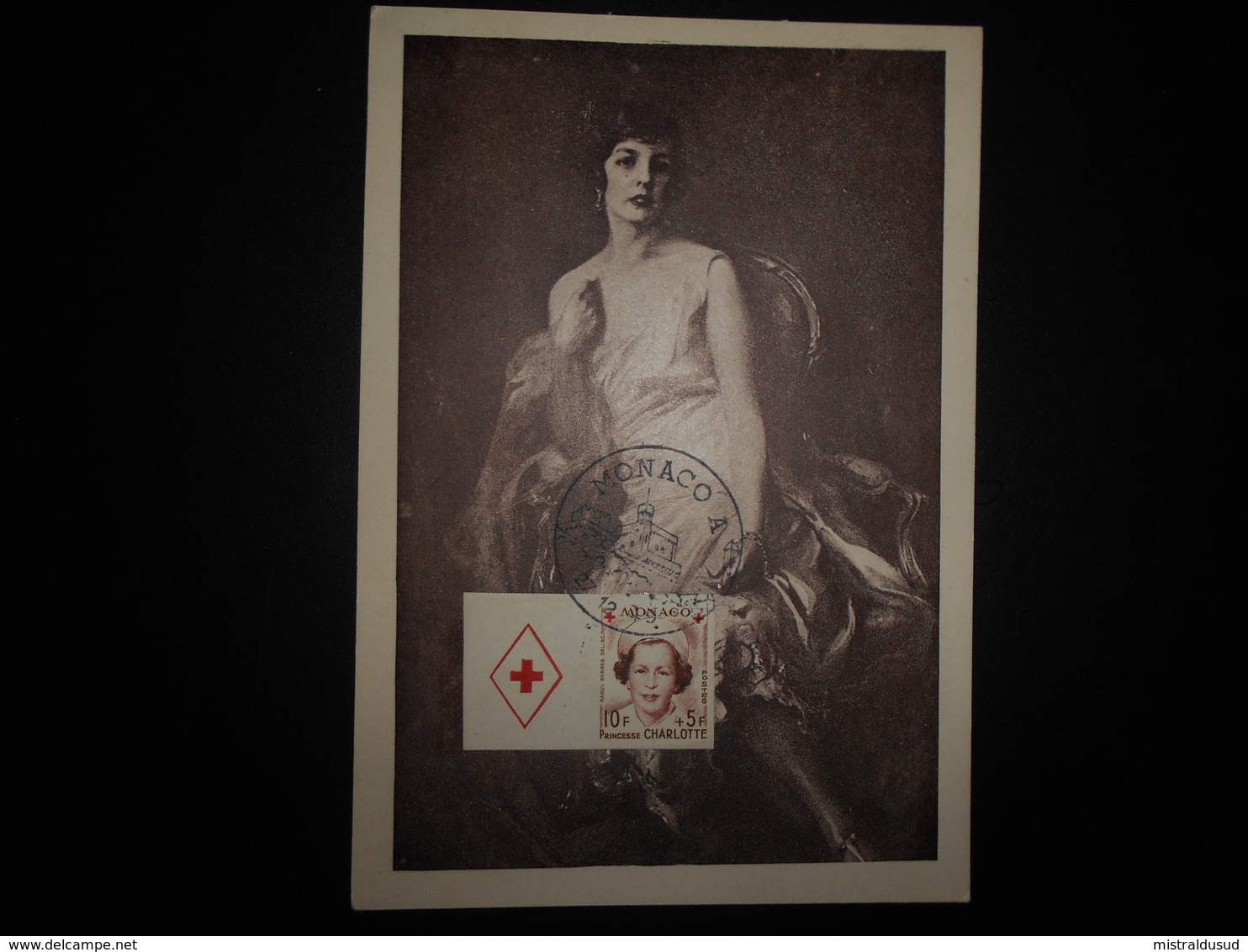 Monaco Cm , 1949 S A S La Princesse Charlotte - Maximum Cards