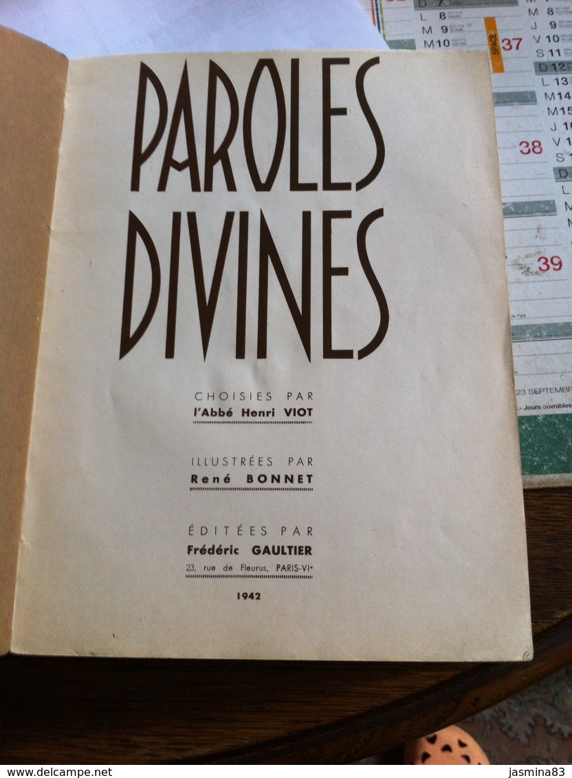 Paroles Divines Illustrées (livre De 24 Pages De 18 Cm Sur 24,8 Cm) - Religione & Esoterismo