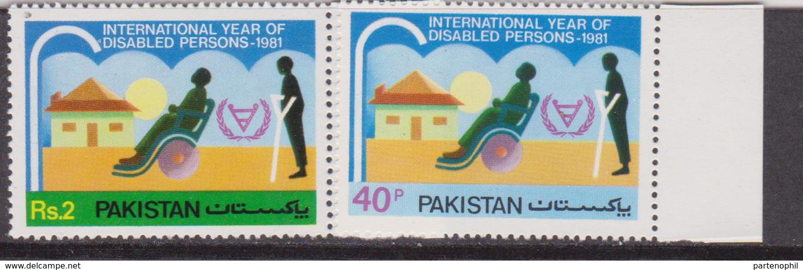 Pakistan Int.l Year Of Disabled Health Set MNH - Handicaps