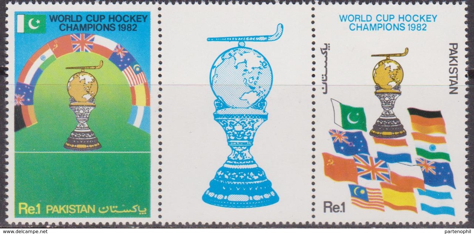 Pakistan 1982 Hockey CHAMPIONS SG 576/7 MNH - Hockey (su Ghiaccio)