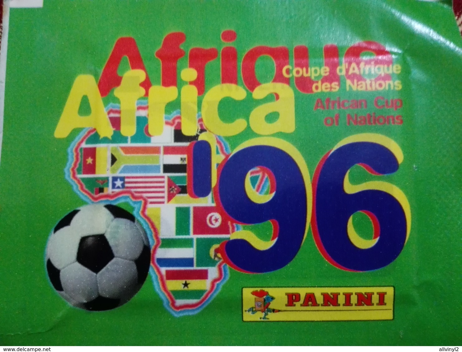 1x  POCHETTE  SEALED Mint PANINI AFRIQUE AFRICA 96 - Edizione Italiana