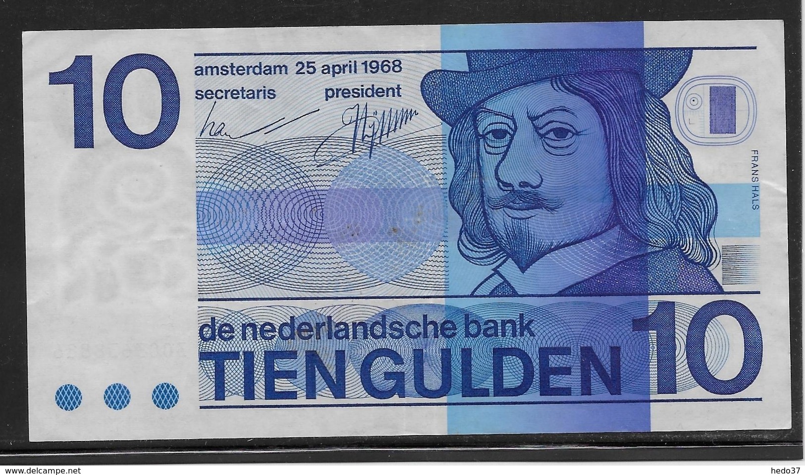 Pays Bas - 10 Gulden - Pick N°91 - TTB - 10 Gulden