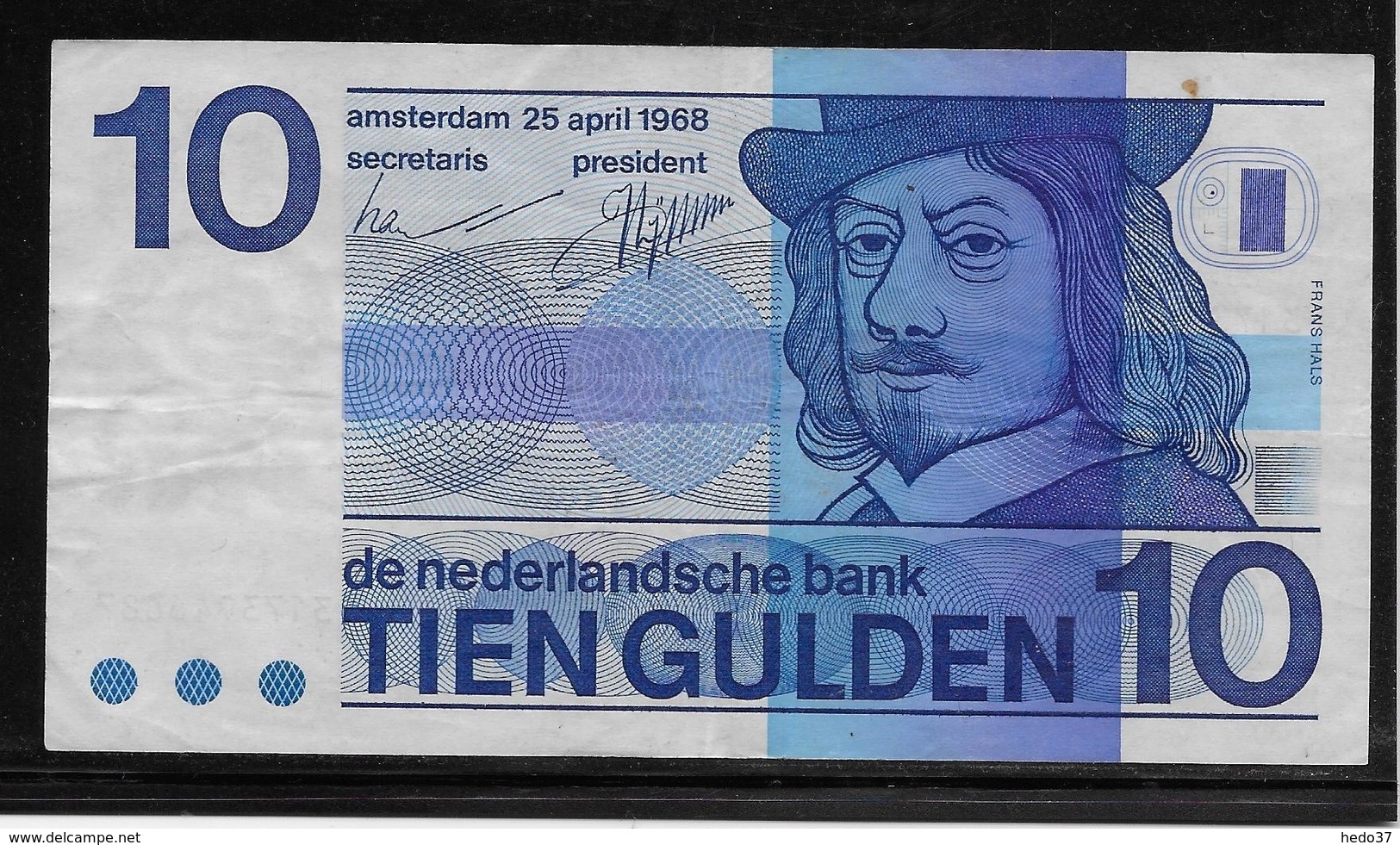 Pays Bas - 10 Gulden - Pick N°91 - TTB - 10 Gulden