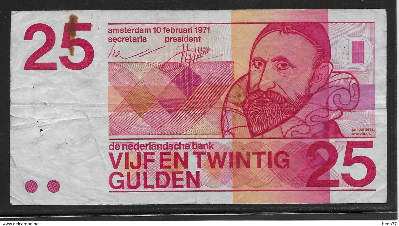 Pays Bas - 25 Gulden - Pick N°92 - TB - 25 Florín Holandés (gulden)