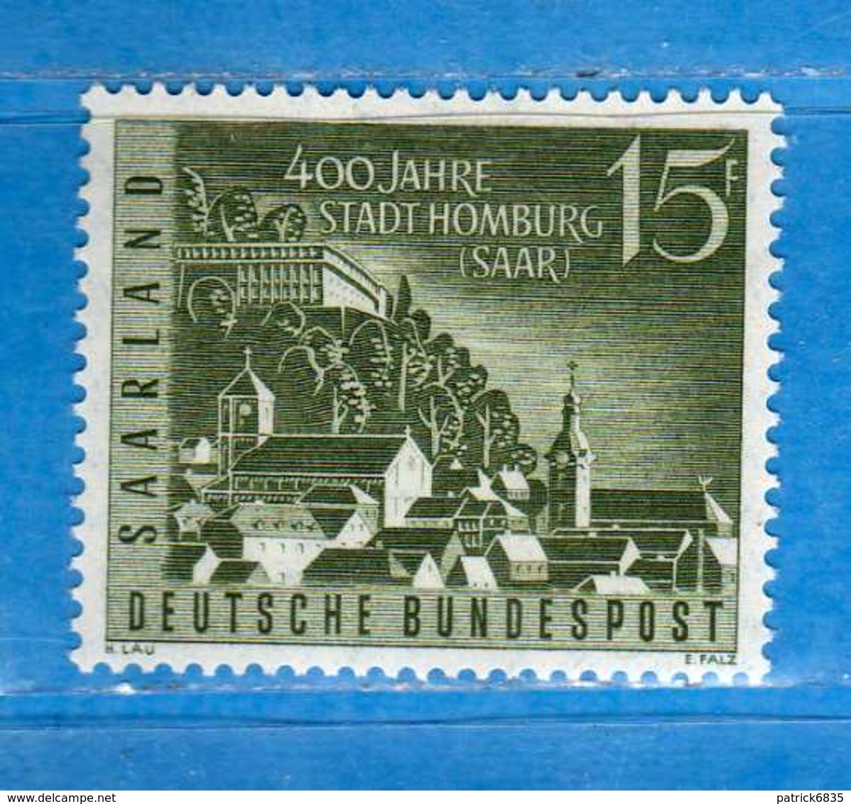 (Mn1) SAAR LAND **- 1958 - HOMBOURG. Yvert. 418. MNH   Vedi Descrizione - Nuovi