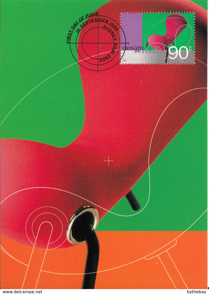 Australia 1999 Maxicard Sc 1780-1783 Sydney Design 99 International Design Congress - Cartes-Maximum (CM)