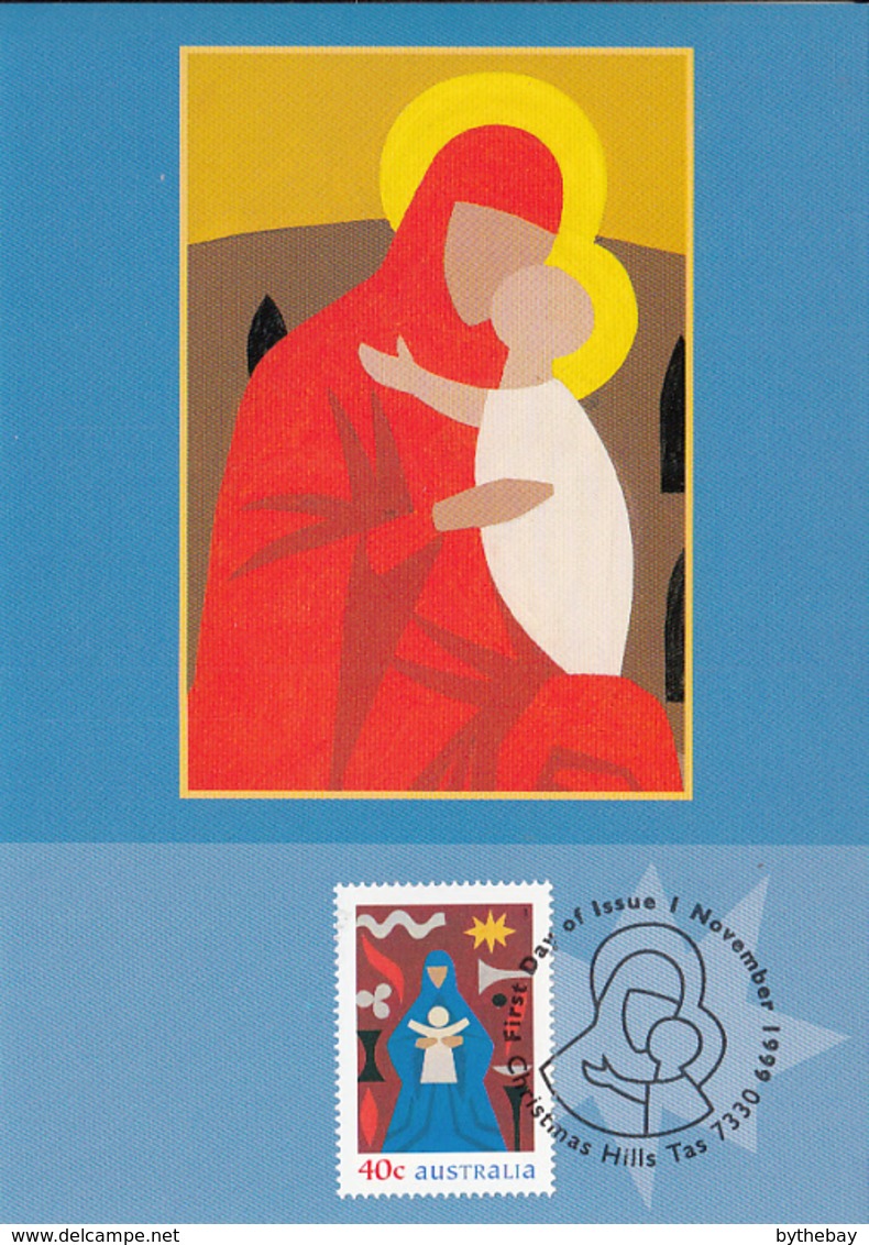 Australia 1999 Maxicard Sc 1795-1796 Christmas - Maximum Cards