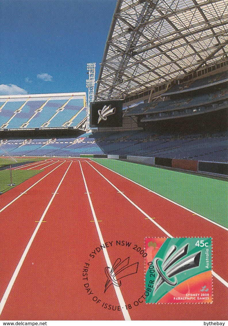 Australia 2000 Maxicard Sc 1919-1920 2000 Paralympics Sydney - Cartes-Maximum (CM)