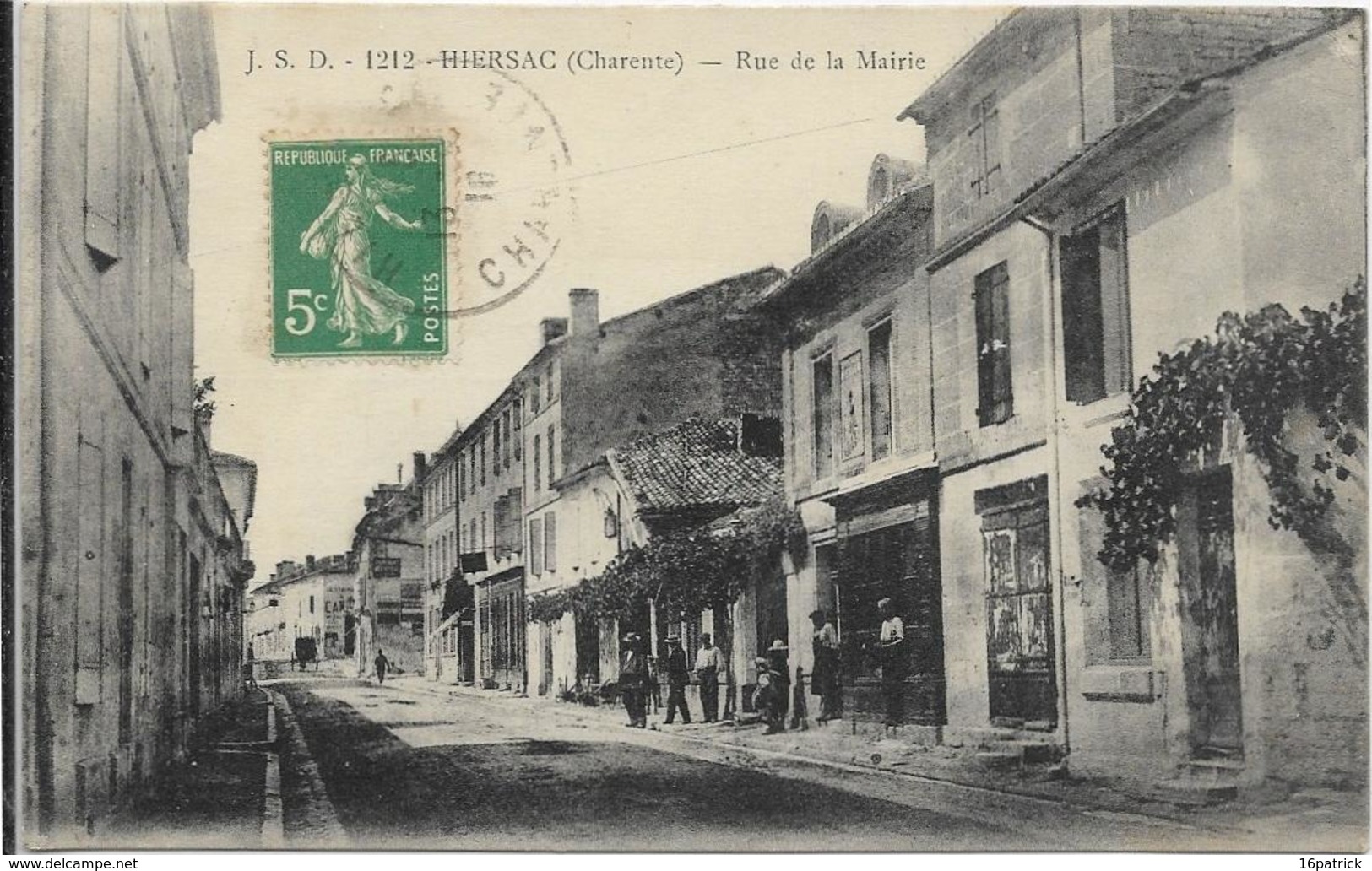 HIERSAC-Rue De La Mairie - Autres & Non Classés