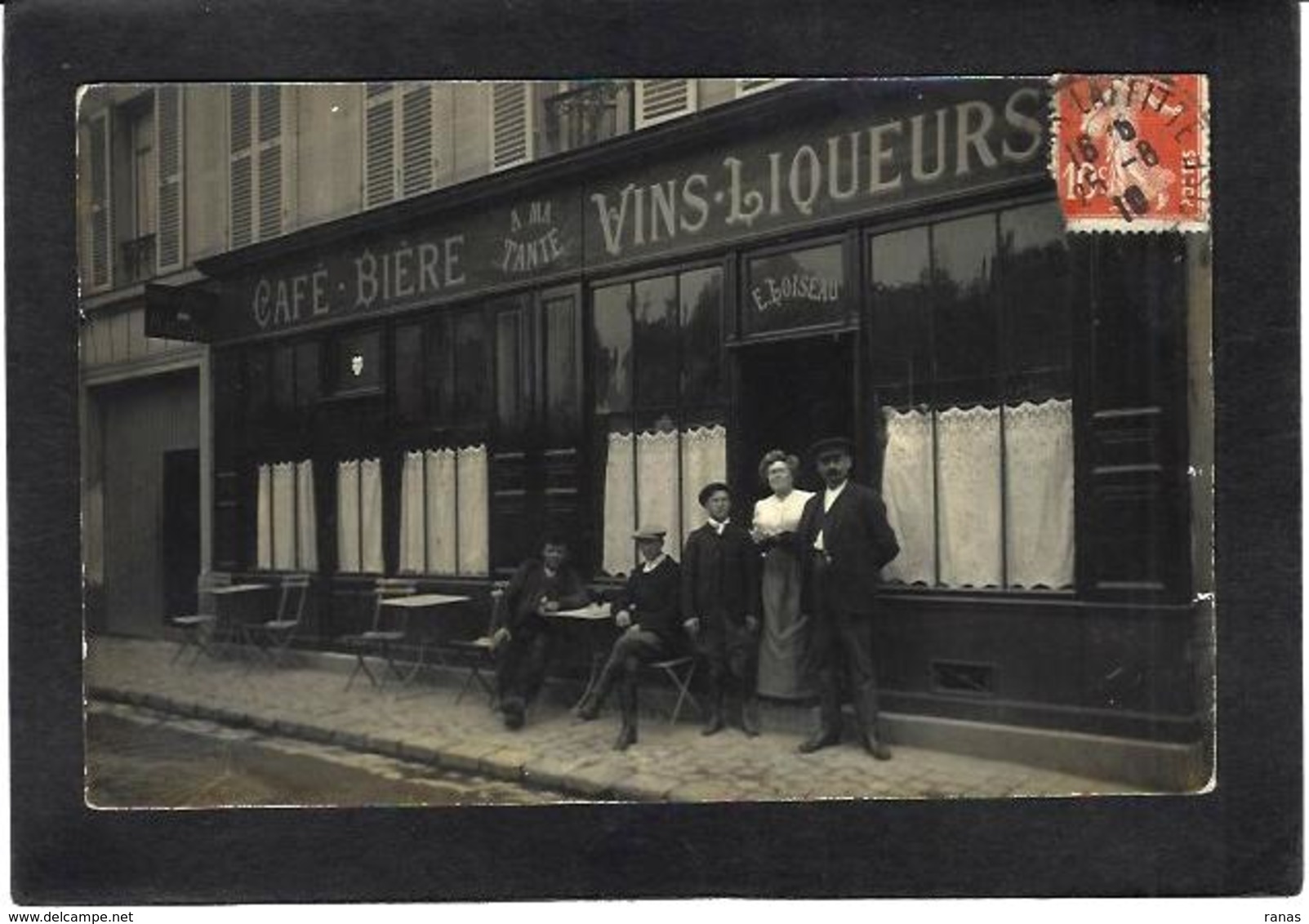 CPA Yvelines 78 Maisons Laffitte Commerce Shop Carte Photo RPPC Circulé - Maisons-Laffitte