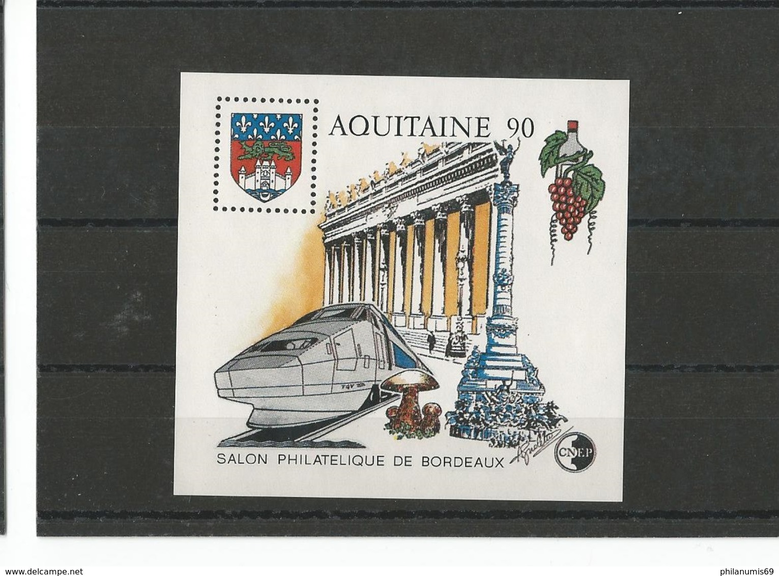 FRANCE 1990 - YT 12 - NEUF SANS CHARNIERE ** (MNH) GOMME D'ORIGINE LUXE - CNEP