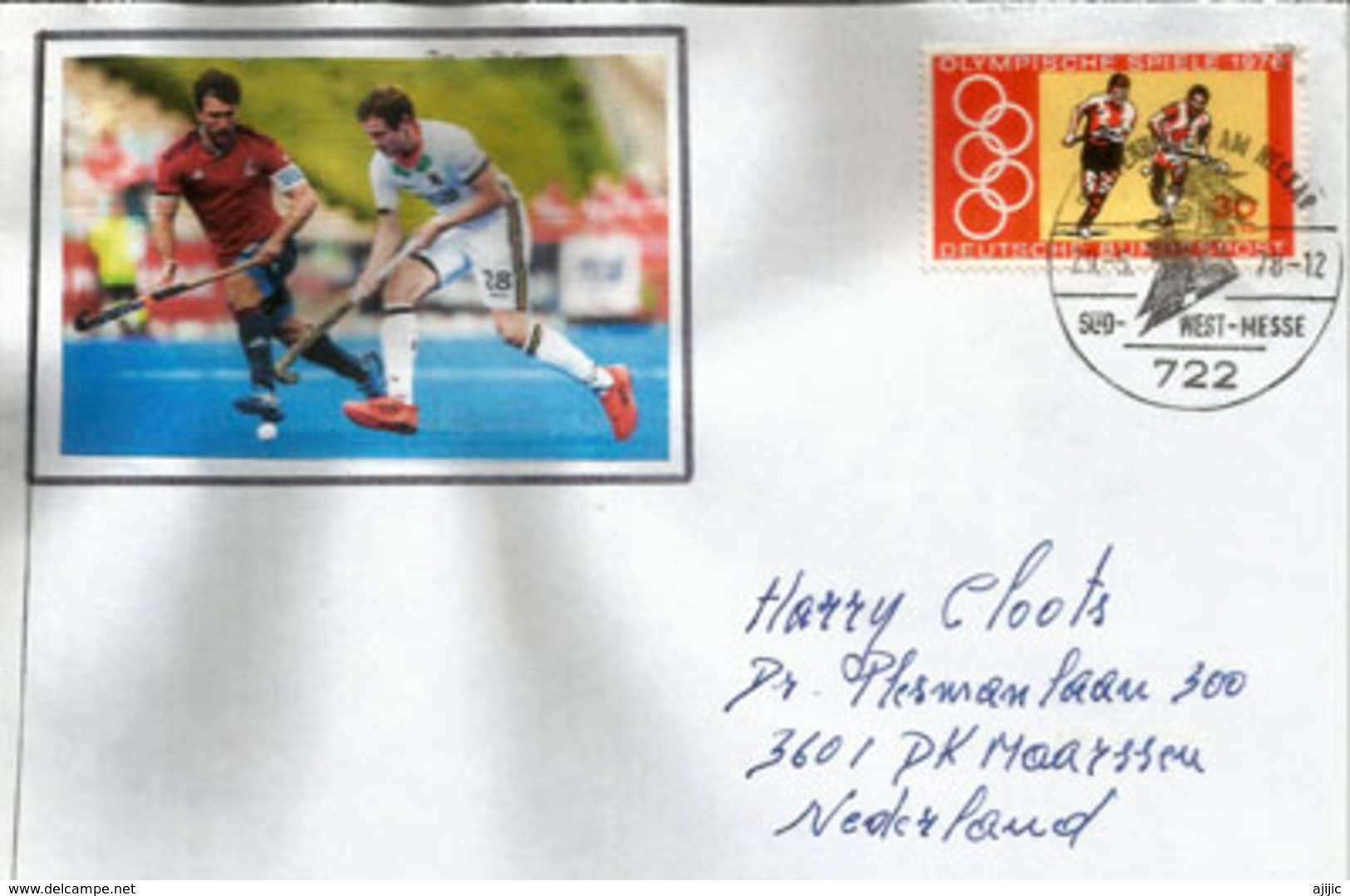 Germany Field Hockey, Letter Sent Netherlands  (NL) - Hockey (su Erba)