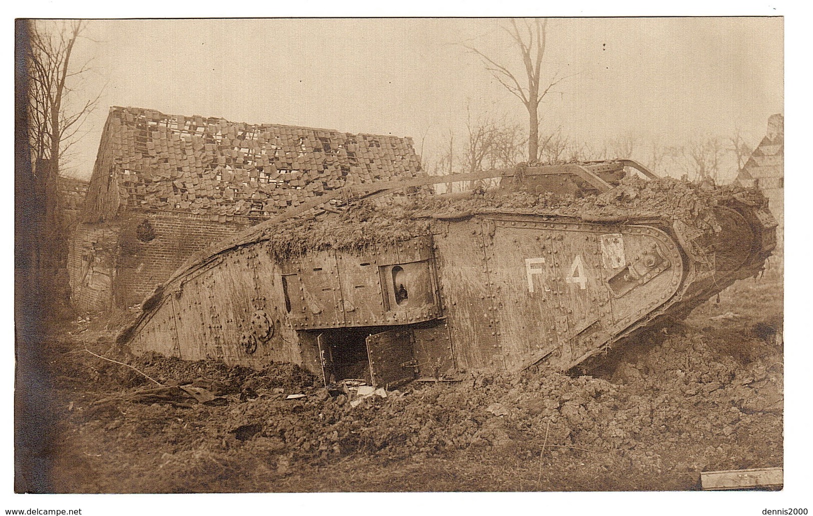 MILITARIA - 1914-1918 - CARTE PHOTO - PHOTO CARD - CAMBRAI (59) - SCÈNE DE GUERRE - War 1914-18