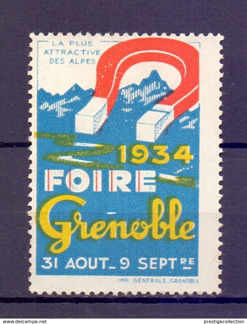 CINDERELLA  ERINOFILO International Exposition FOIRE GRENOBLE  1934   (GIUGN1900B103) - Cinderellas